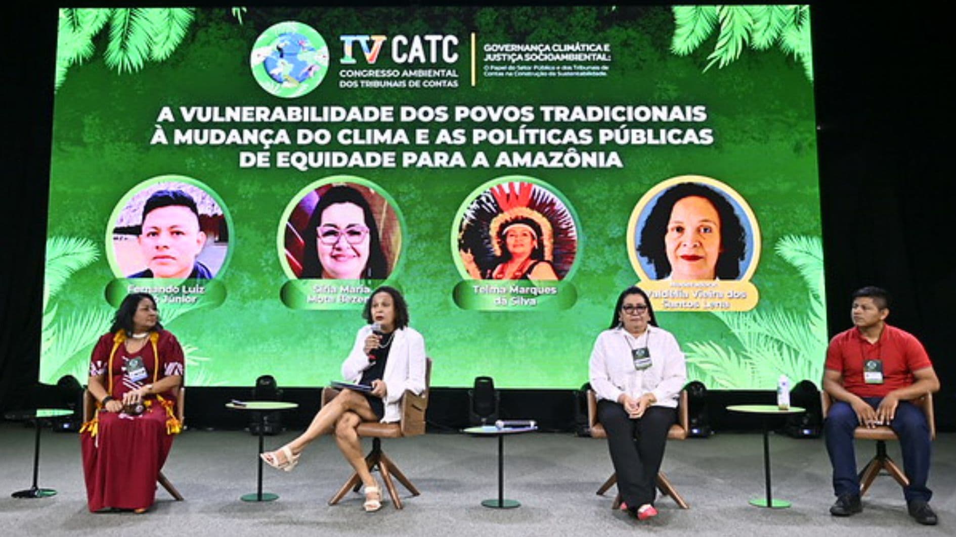 IV CATC: Painel emociona ao discutir dificuldades dos povos tradicionais diante da crise climática